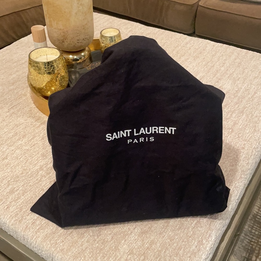 Saint Laurent Carryall Sac De Jour Leather Satchel - Picture 13 of 13